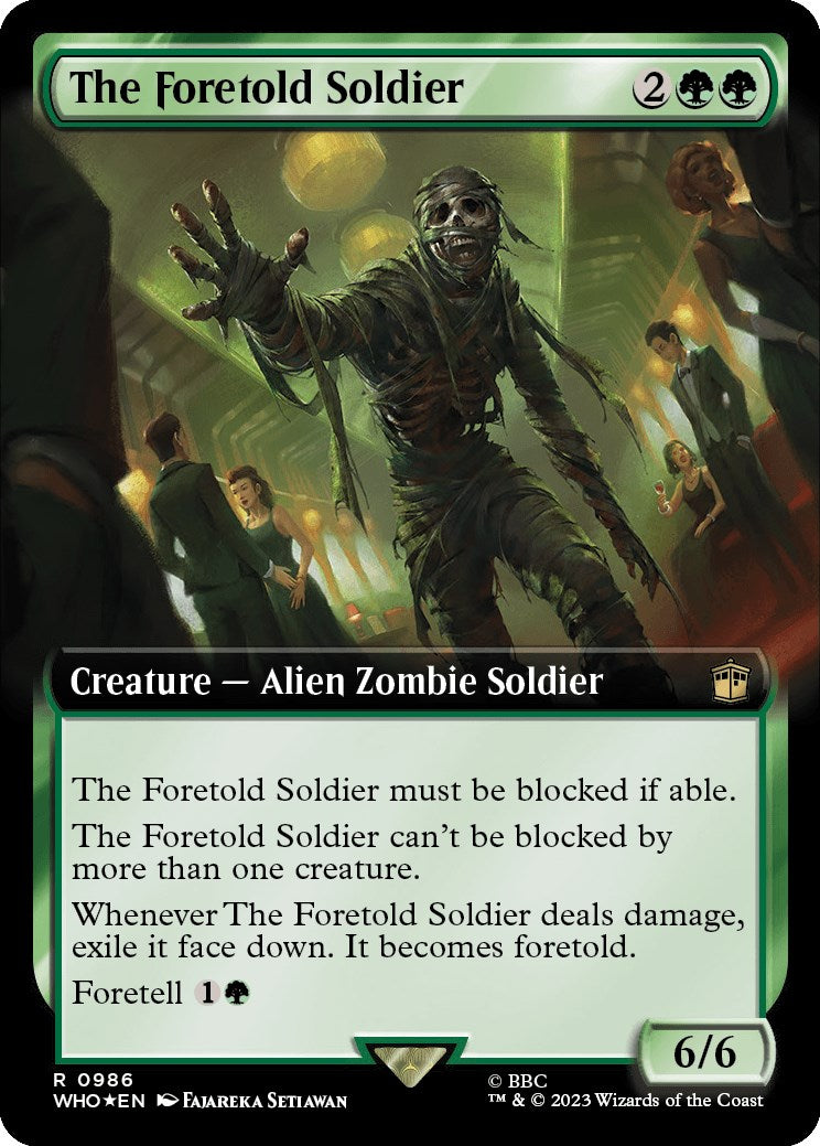 The Foretold Soldier (Extended Art) (Surge Foil) [Doctor Who] | Yard's Games Ltd