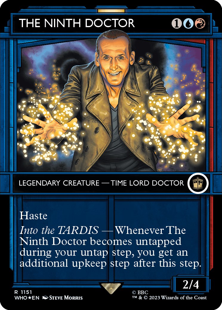 The Ninth Doctor (Showcase) (Surge Foil) [Doctor Who] | Yard's Games Ltd