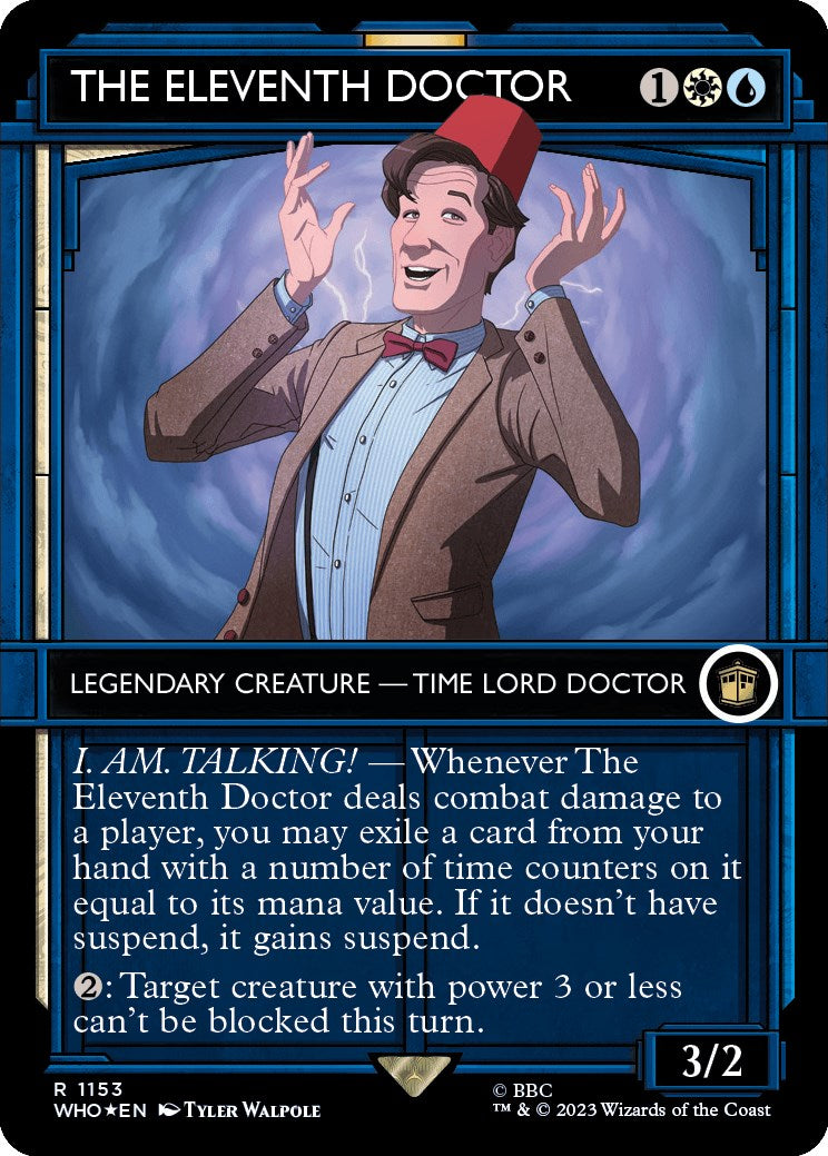 The Eleventh Doctor (Showcase) (Surge Foil) [Doctor Who] | Yard's Games Ltd