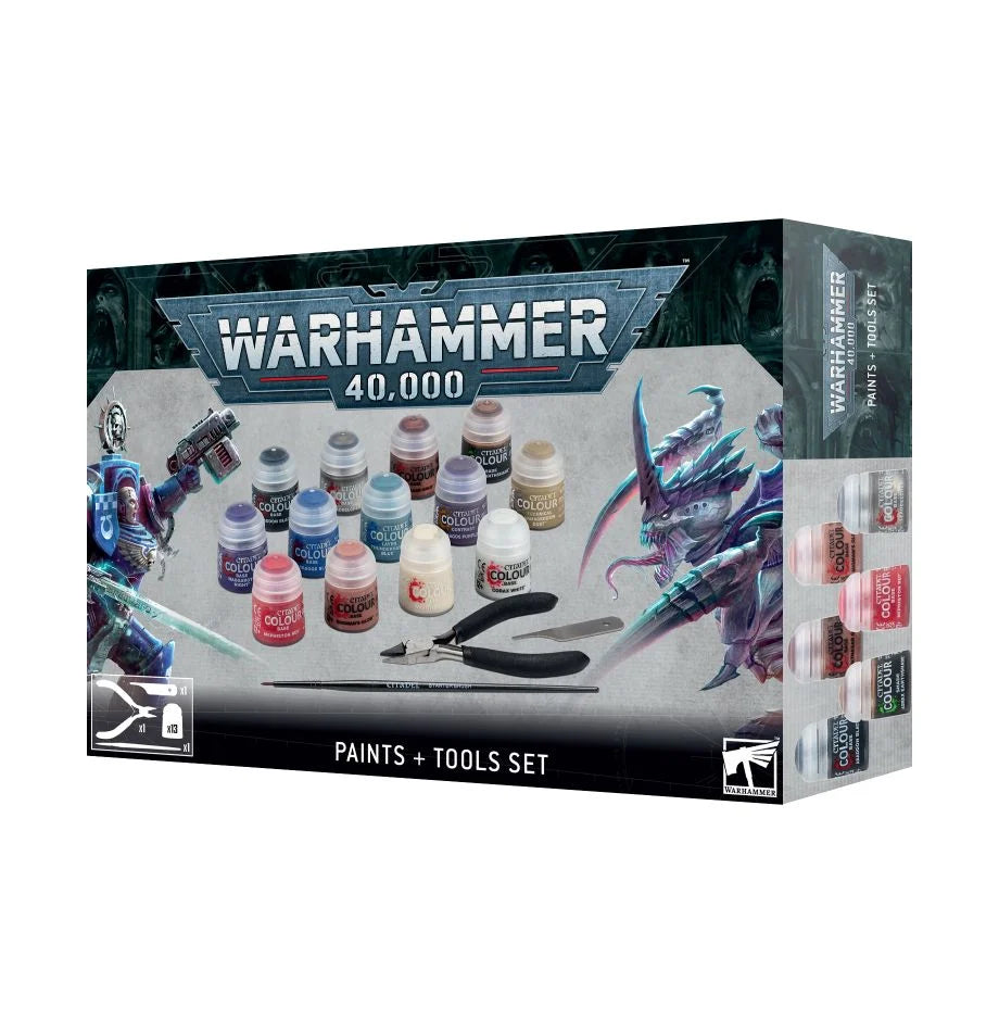 Warhammer 40000 - Paints and Tools Set | Yard's Games Ltd