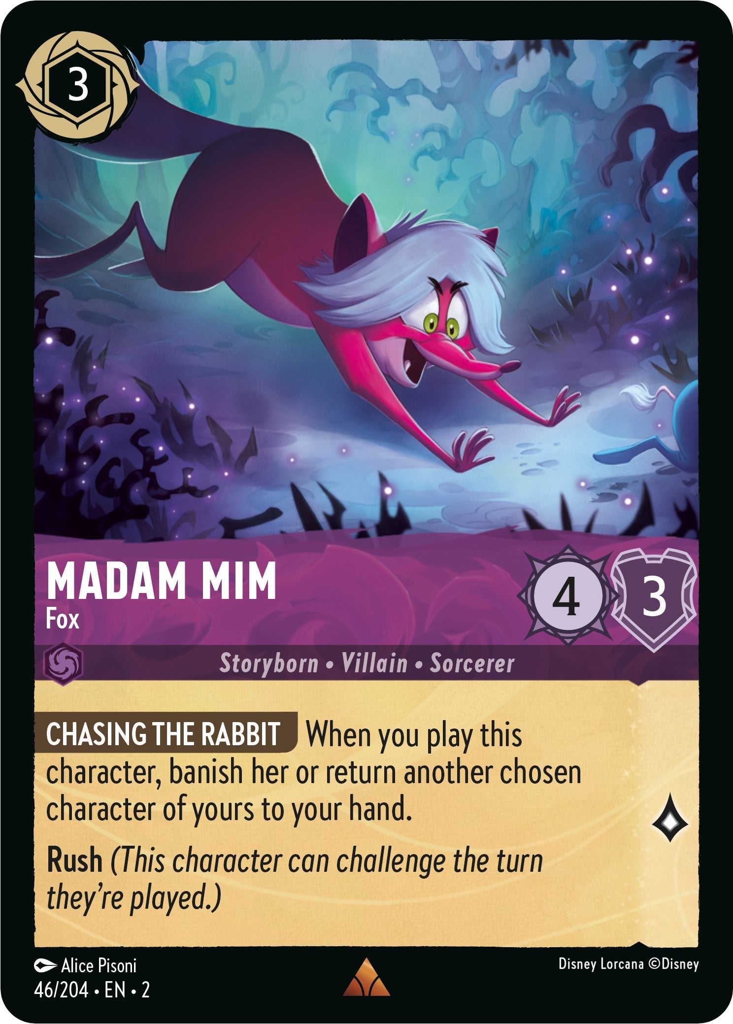 Madam Mim - Fox (46/204) [Rise of the Floodborn] | Yard's Games Ltd