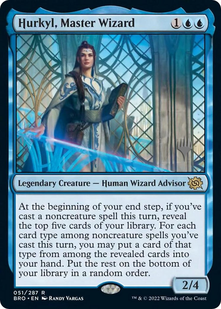 Hurkyl, Master Wizard (Promo Pack) [The Brothers' War Promos] | Yard's Games Ltd