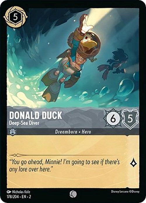 Donald Duck - Deep-Sea Diver (178/204) [Rise of the Floodborn] | Yard's Games Ltd