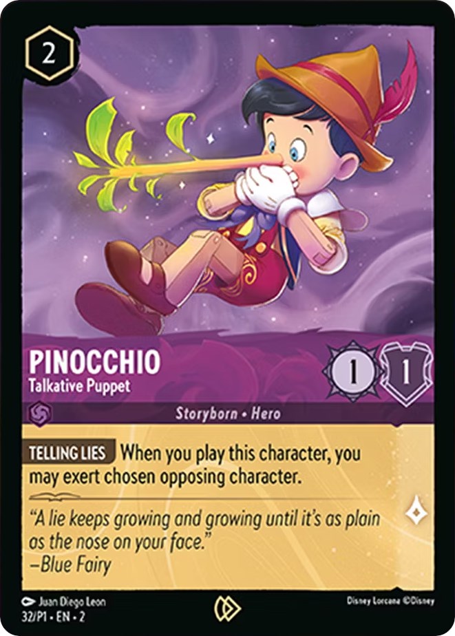 Pinocchio - Talkative Puppet (32) [Promo Cards] | Yard's Games Ltd