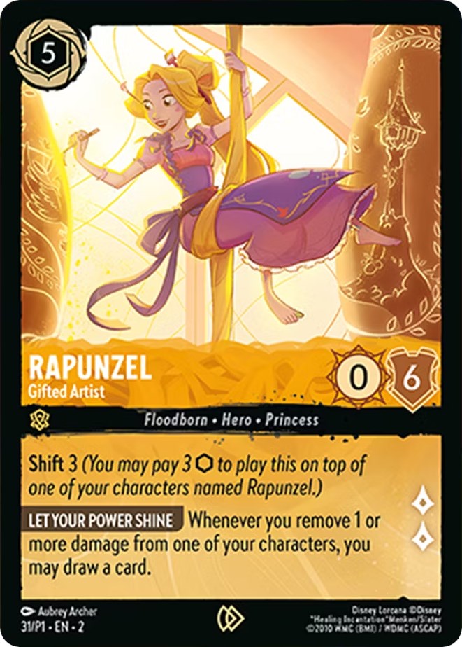 Rapunzel - Gifted Artist (31) [Promo Cards] | Yard's Games Ltd