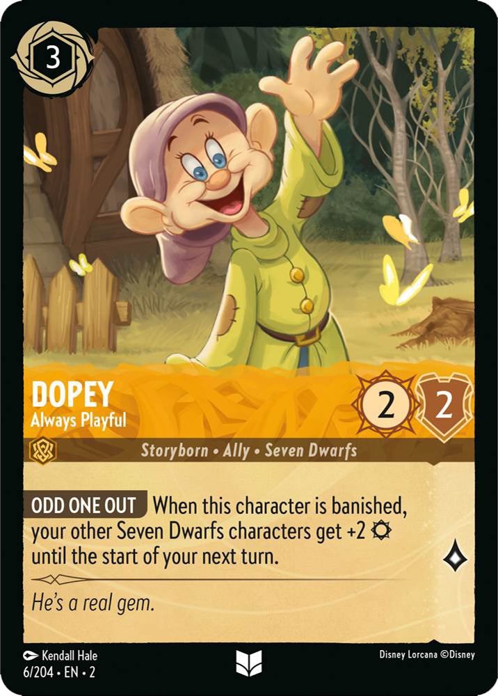 Dopey - Always Playful (6/204) [Rise of the Floodborn] | Yard's Games Ltd