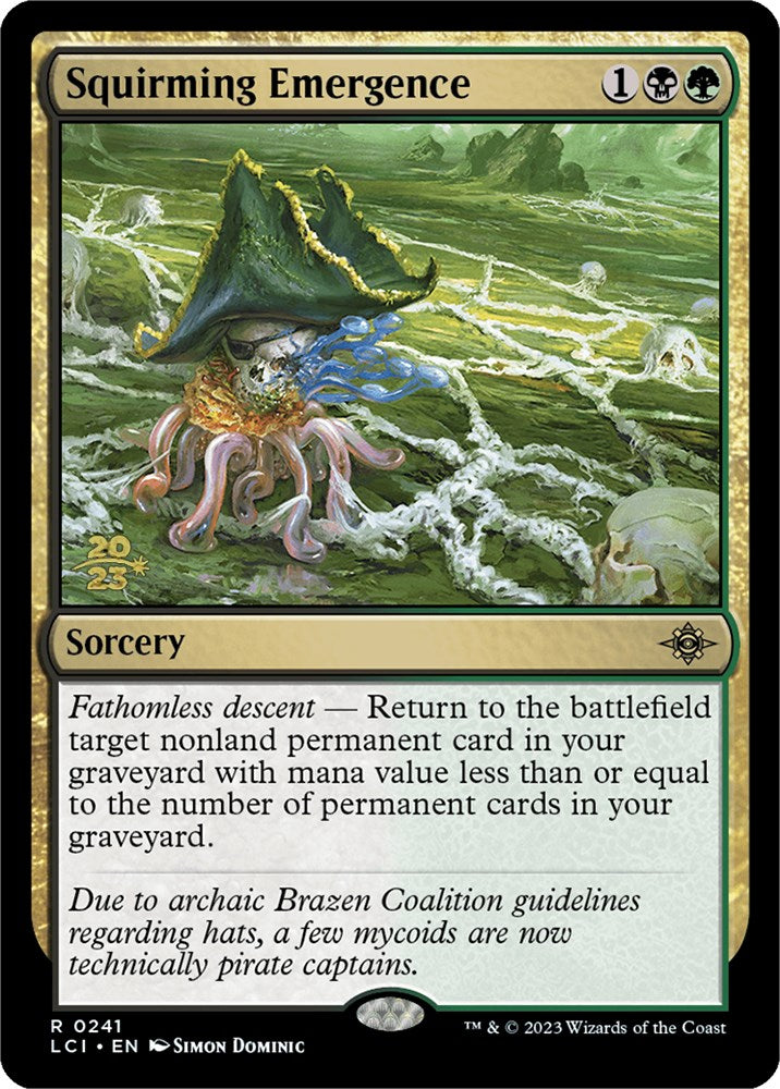 Squirming Emergence [The Lost Caverns of Ixalan Prerelease Cards] | Yard's Games Ltd