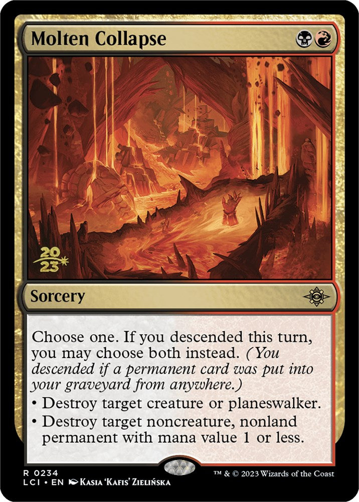 Molten Collapse [The Lost Caverns of Ixalan Prerelease Cards] | Yard's Games Ltd