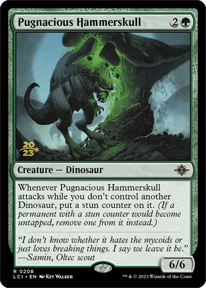 Pugnacious Hammerskull [The Lost Caverns of Ixalan Prerelease Cards] | Yard's Games Ltd