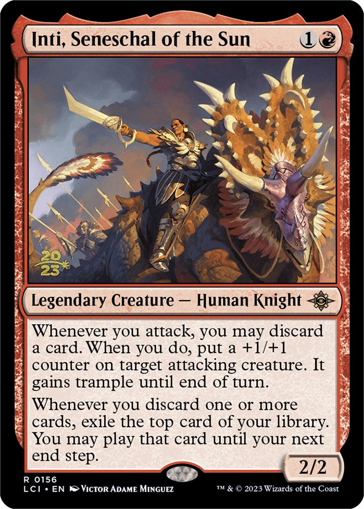 Inti, Seneschal of the Sun [The Lost Caverns of Ixalan Prerelease Cards] | Yard's Games Ltd