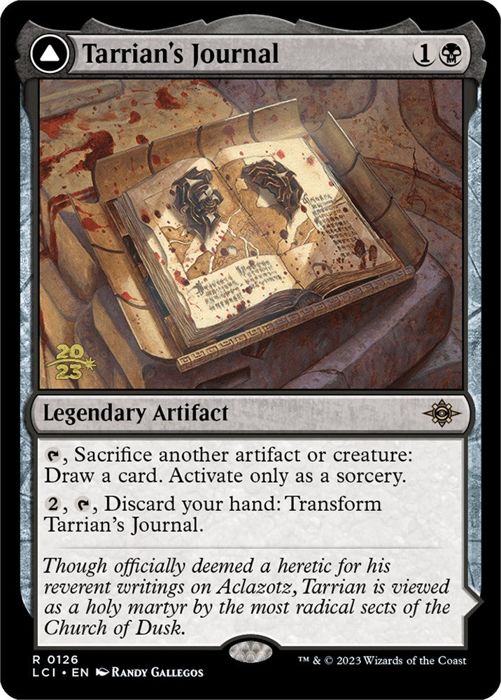 Tarrian's Journal // The Tomb of Aclazotz [The Lost Caverns of Ixalan Prerelease Cards] | Yard's Games Ltd