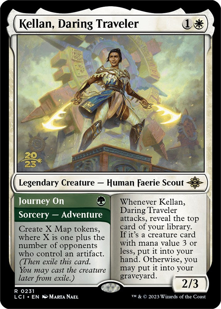 Kellan, Daring Traveler [The Lost Caverns of Ixalan Prerelease Cards] | Yard's Games Ltd