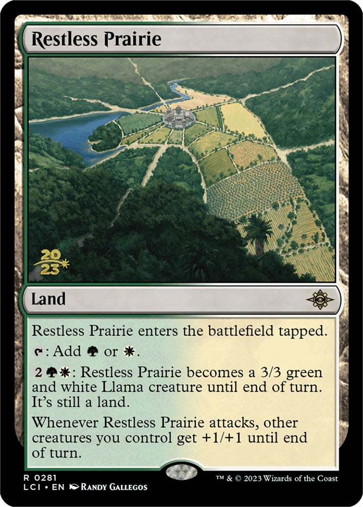 Restless Prairie [The Lost Caverns of Ixalan Prerelease Cards] | Yard's Games Ltd