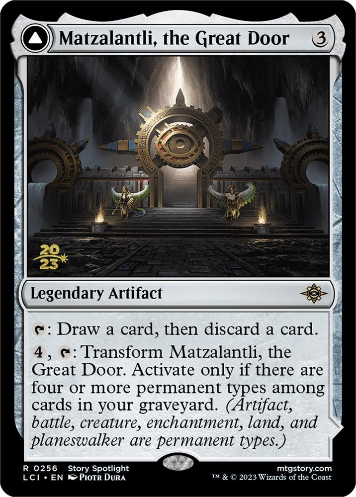 Matzalantli, the Great Door // The Core [The Lost Caverns of Ixalan Prerelease Cards] | Yard's Games Ltd