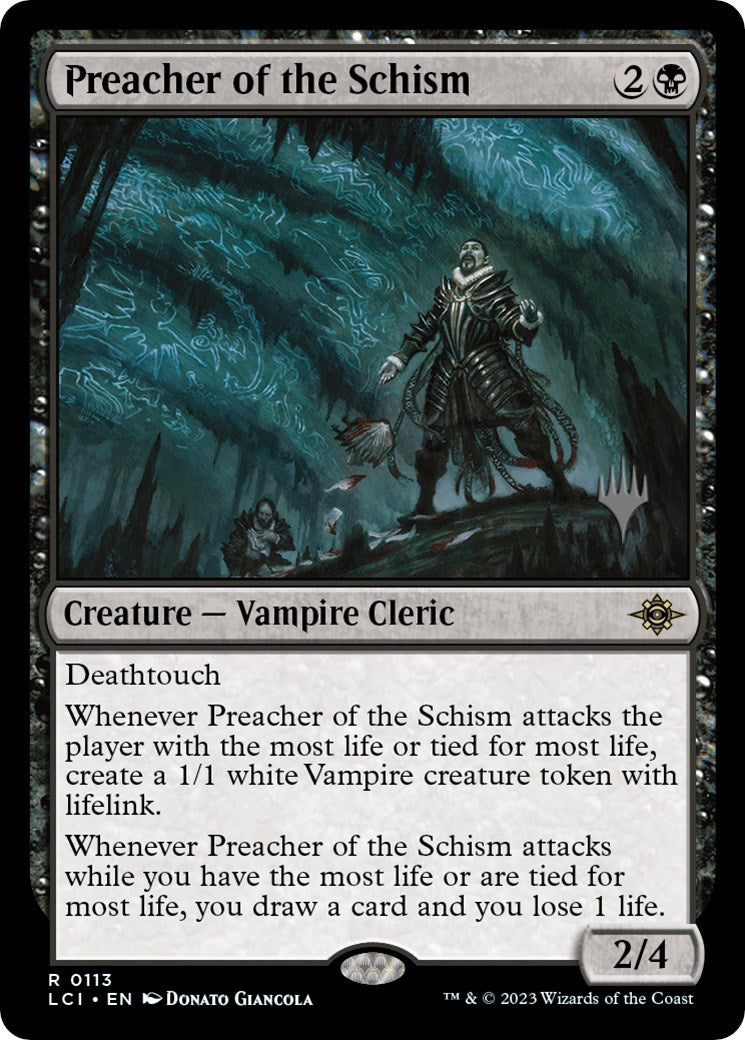 Preacher of the Schism (Promo Pack) [The Lost Caverns of Ixalan Promos] | Yard's Games Ltd