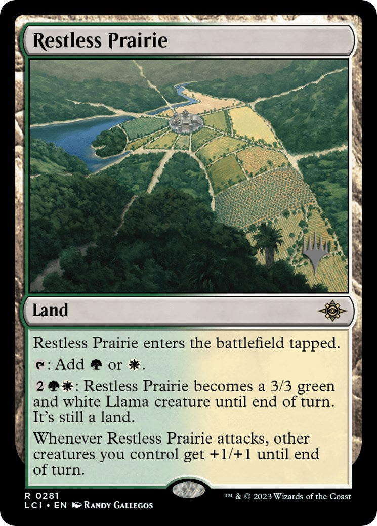 Restless Prairie (Promo Pack) [The Lost Caverns of Ixalan Promos] | Yard's Games Ltd