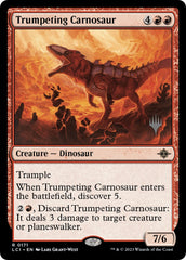 Trumpeting Carnosaur (Promo Pack) [The Lost Caverns of Ixalan Promos] | Yard's Games Ltd