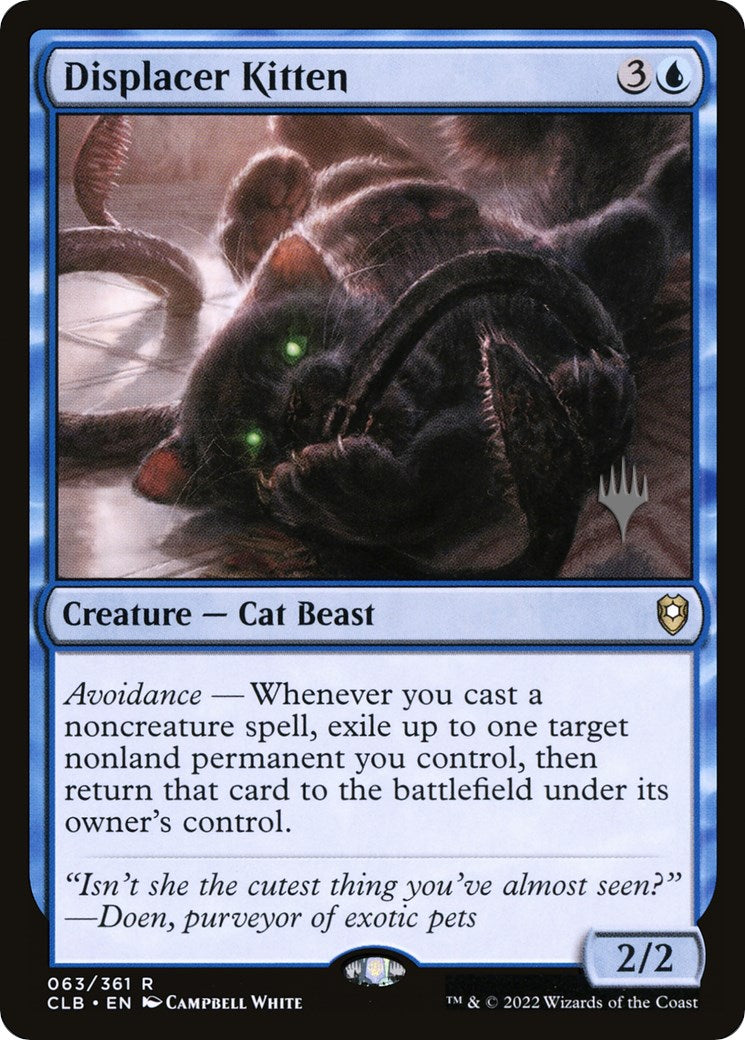 Displacer Kitten (Promo Pack) [The Lost Caverns of Ixalan Promos] | Yard's Games Ltd