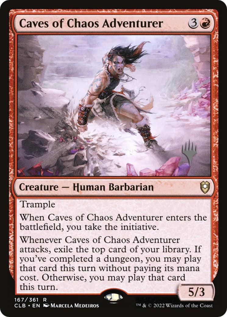 Caves of Chaos Adventurer (Promo Pack) [The Lost Caverns of Ixalan Promos] | Yard's Games Ltd
