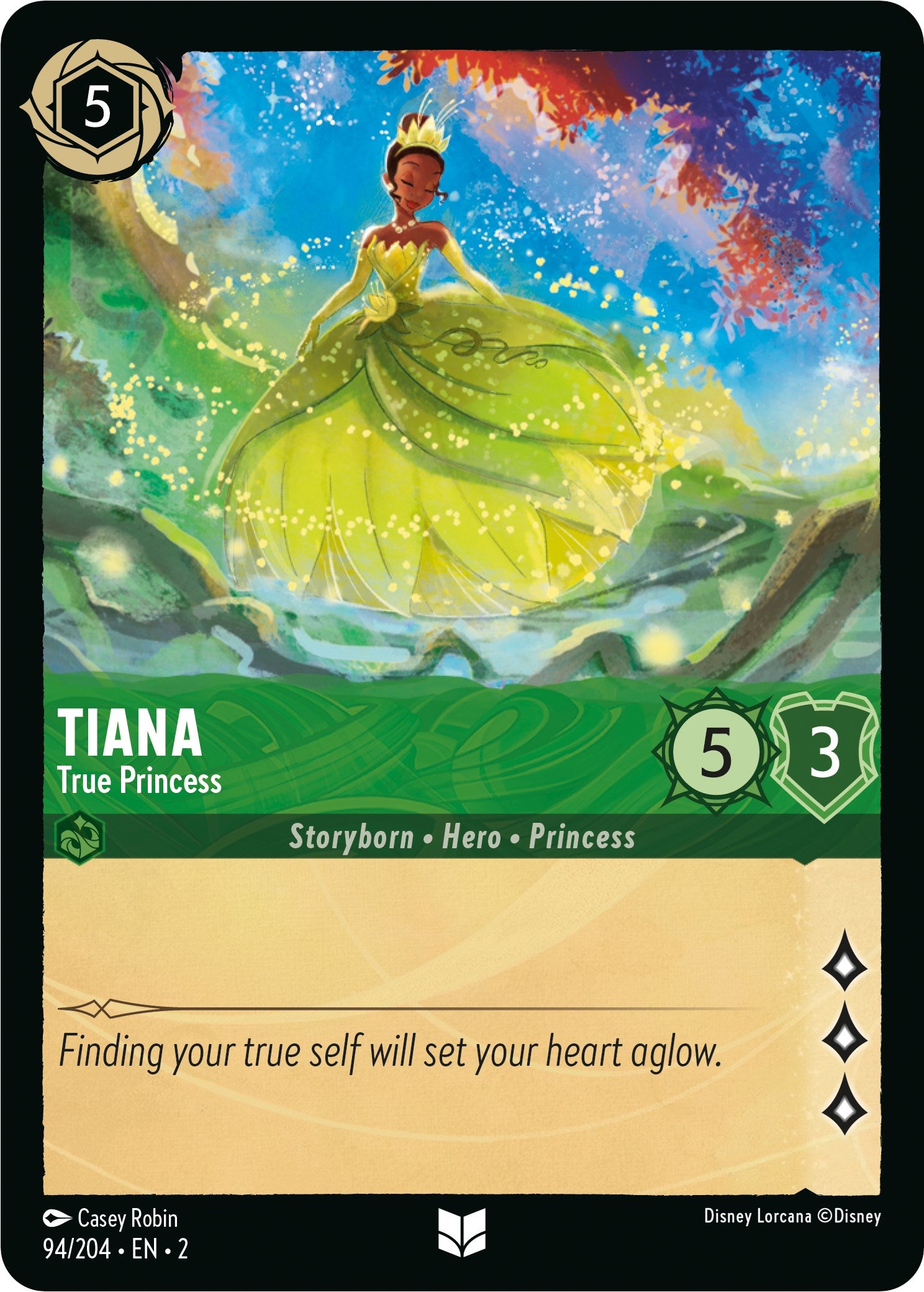 Tiana - True Princess (94/204) [Rise of the Floodborn] | Yard's Games Ltd