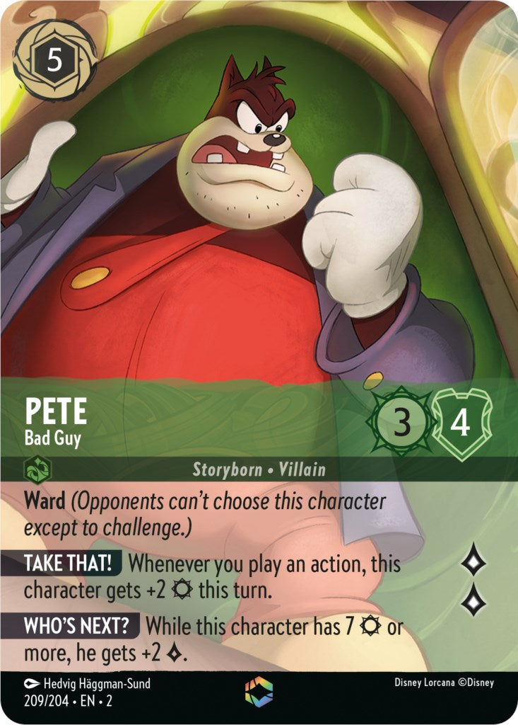 Pete - Bad Guy (Enchanted) (209/204) [Rise of the Floodborn] | Yard's Games Ltd