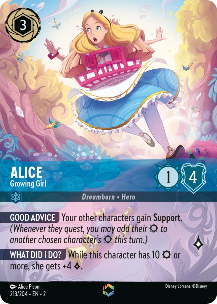 Alice - Growing Girl (Enchanted) (213/204) [Rise of the Floodborn] | Yard's Games Ltd