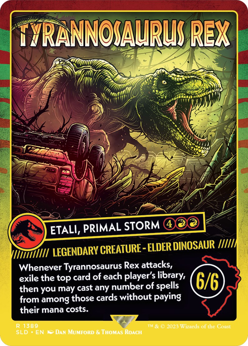 Tyrannosaurus Rex - Etali, Primal Storm [Secret Lair Drop Series] | Yard's Games Ltd