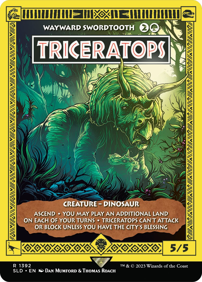 Triceratops - Wayward Swordtooth [Secret Lair Drop Series] | Yard's Games Ltd