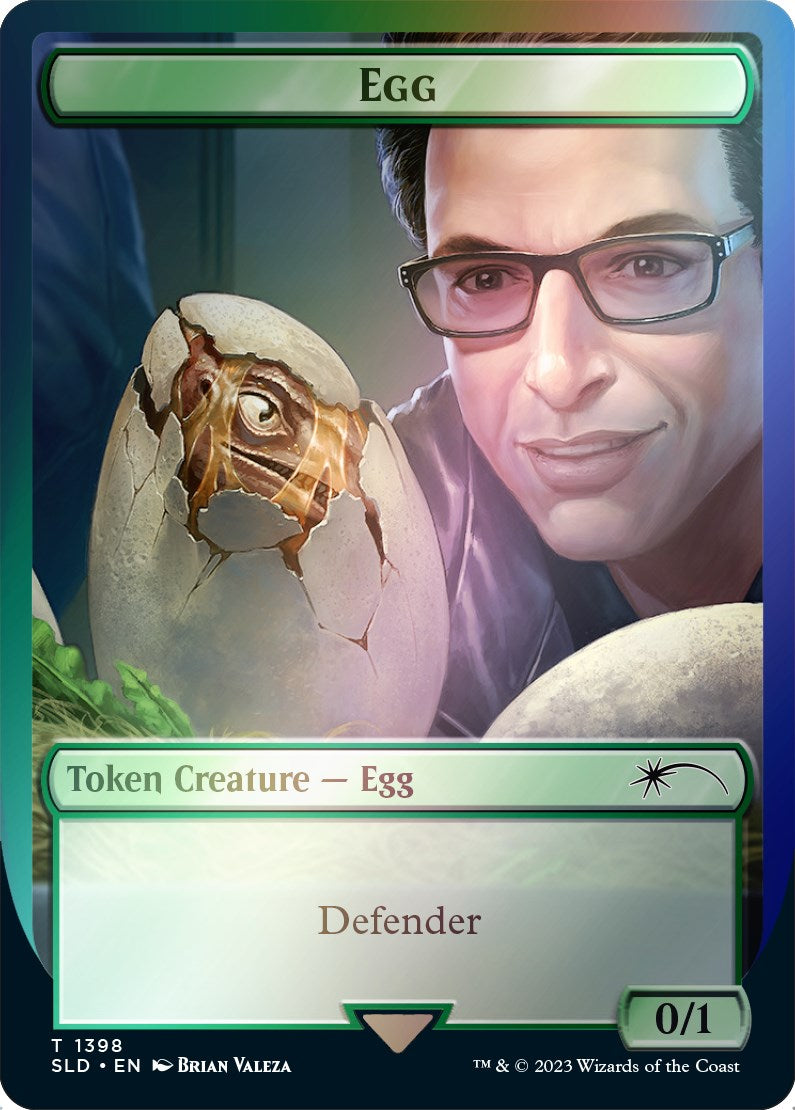 Egg Token (Rainbow Foil) [Secret Lair Drop Series] | Yard's Games Ltd