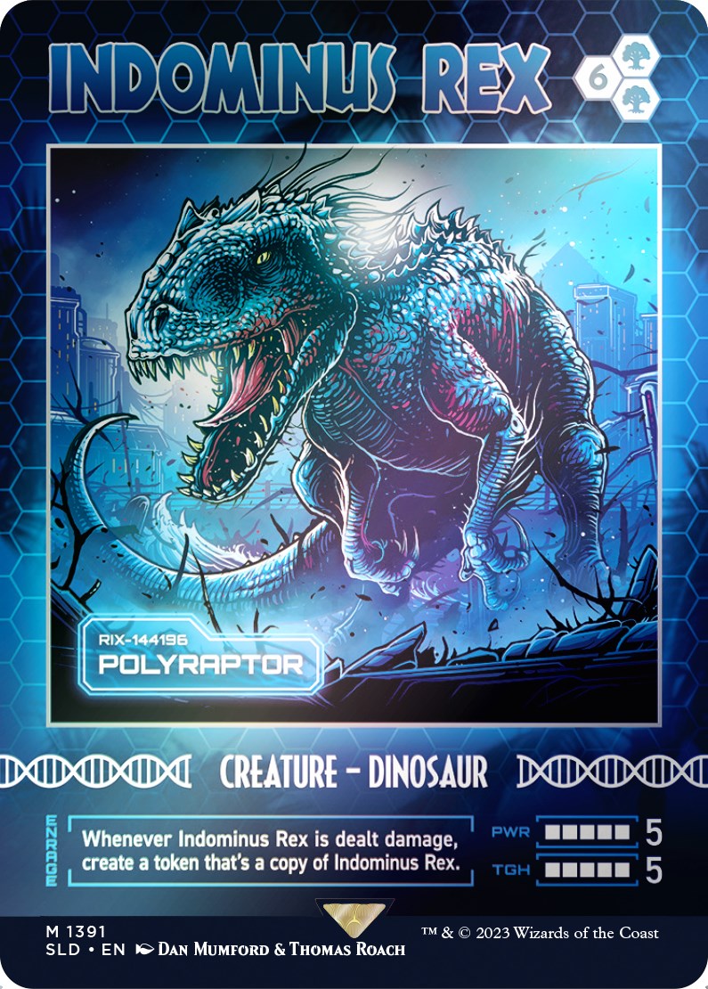 Indominus Rex - Polyraptor (Rainbow Foil) [Secret Lair Drop Series] | Yard's Games Ltd