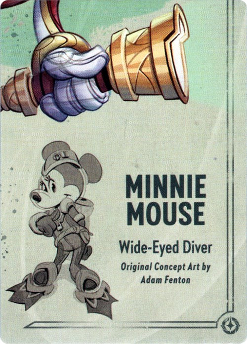 Minnie Mouse - Wide-Eyed Diver Puzzle Insert (Bottom Right) [Rise of the Floodborn] | Yard's Games Ltd