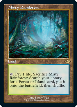 Misty Rainforest (Retro Foil Etched) [Modern Horizons 2] | Yard's Games Ltd