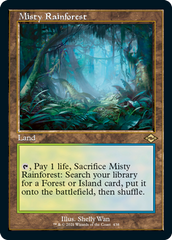 Misty Rainforest (Retro Foil Etched) [Modern Horizons 2] | Yard's Games Ltd