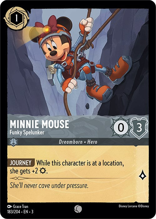 Minnie Mouse - Funky Spelunker (183/204) [Into the Inklands] | Yard's Games Ltd