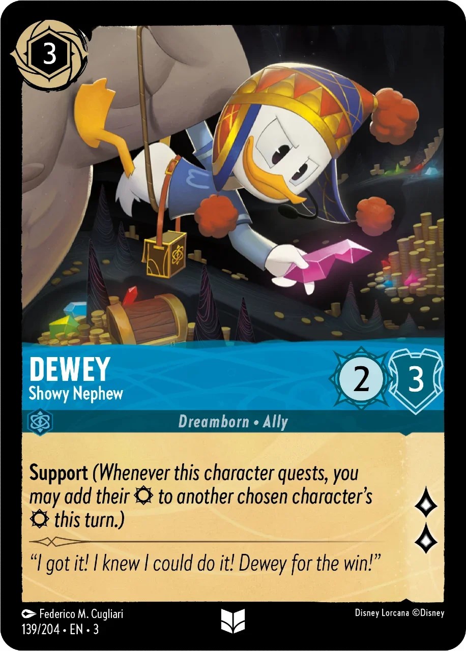 Dewey - Showy Nephew (139/204) [Into the Inklands] | Yard's Games Ltd