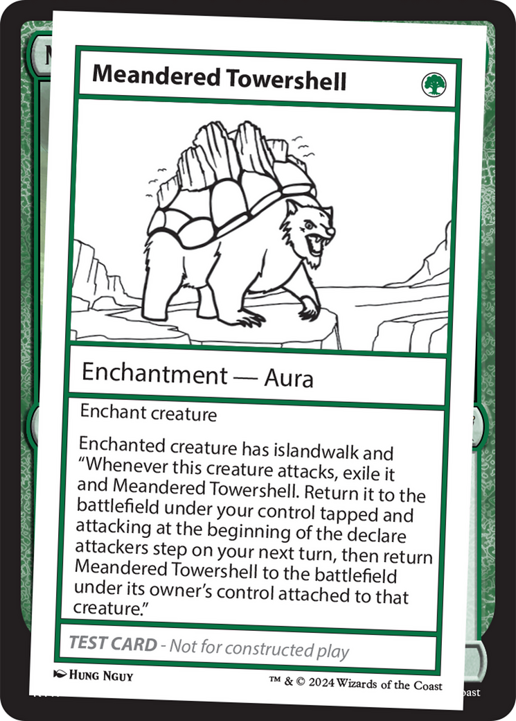 Meandered Towershell [Mystery Booster 2 Playtest Cards] | Yard's Games Ltd