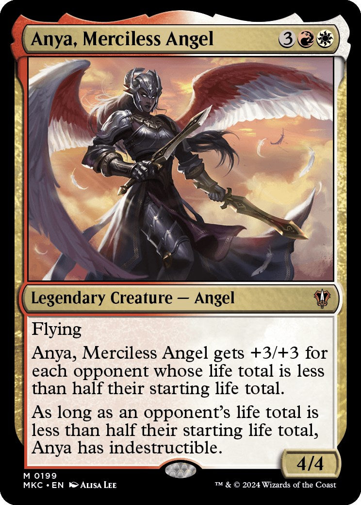 Anya, Merciless Angel [Murders at Karlov Manor Commander] | Yard's Games Ltd