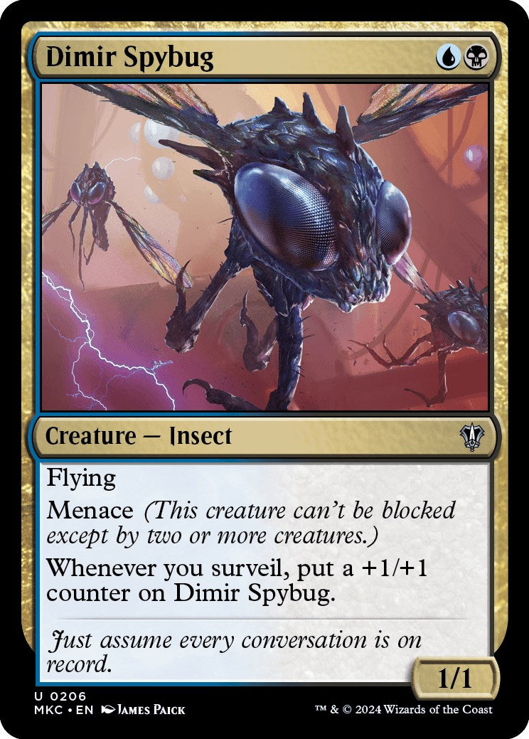 Dimir Spybug [Murders at Karlov Manor Commander] | Yard's Games Ltd