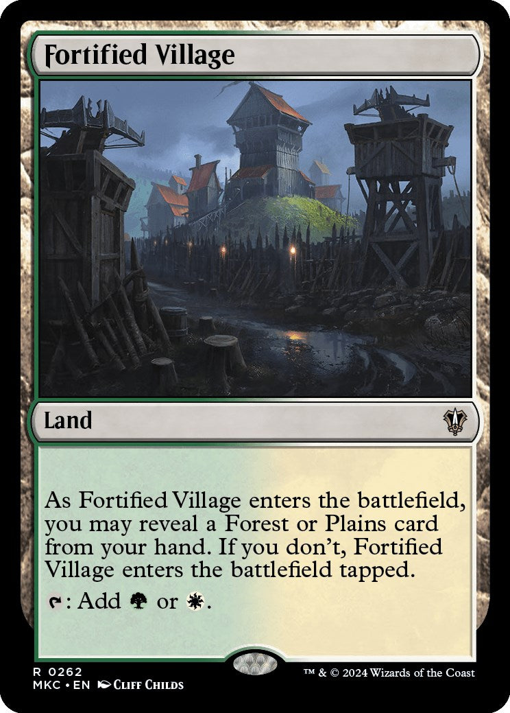 Fortified Village [Murders at Karlov Manor Commander] | Yard's Games Ltd