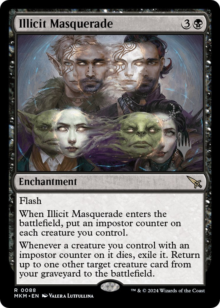 Illicit Masquerade (Promo Pack) [Murders at Karlov Manor Promos] | Yard's Games Ltd