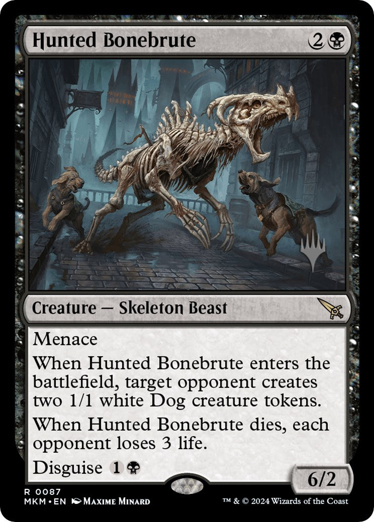 Hunted Bonebrute (Promo Pack) [Murders at Karlov Manor Promos] | Yard's Games Ltd