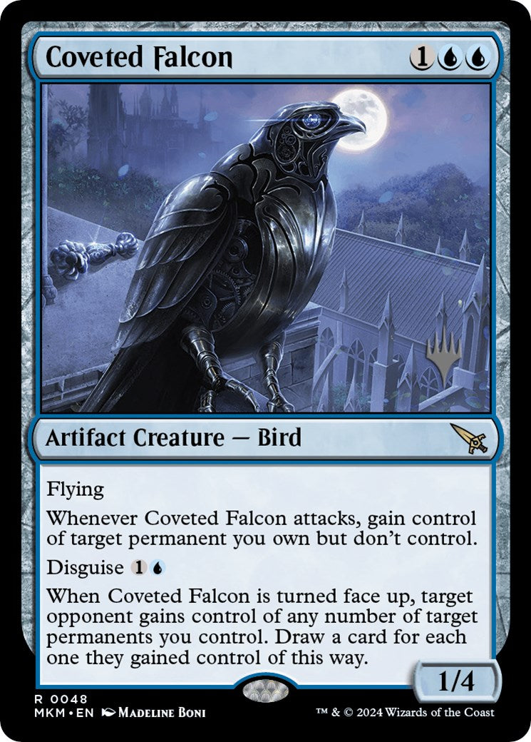 Coveted Falcon (Promo Pack) [Murders at Karlov Manor Promos] | Yard's Games Ltd