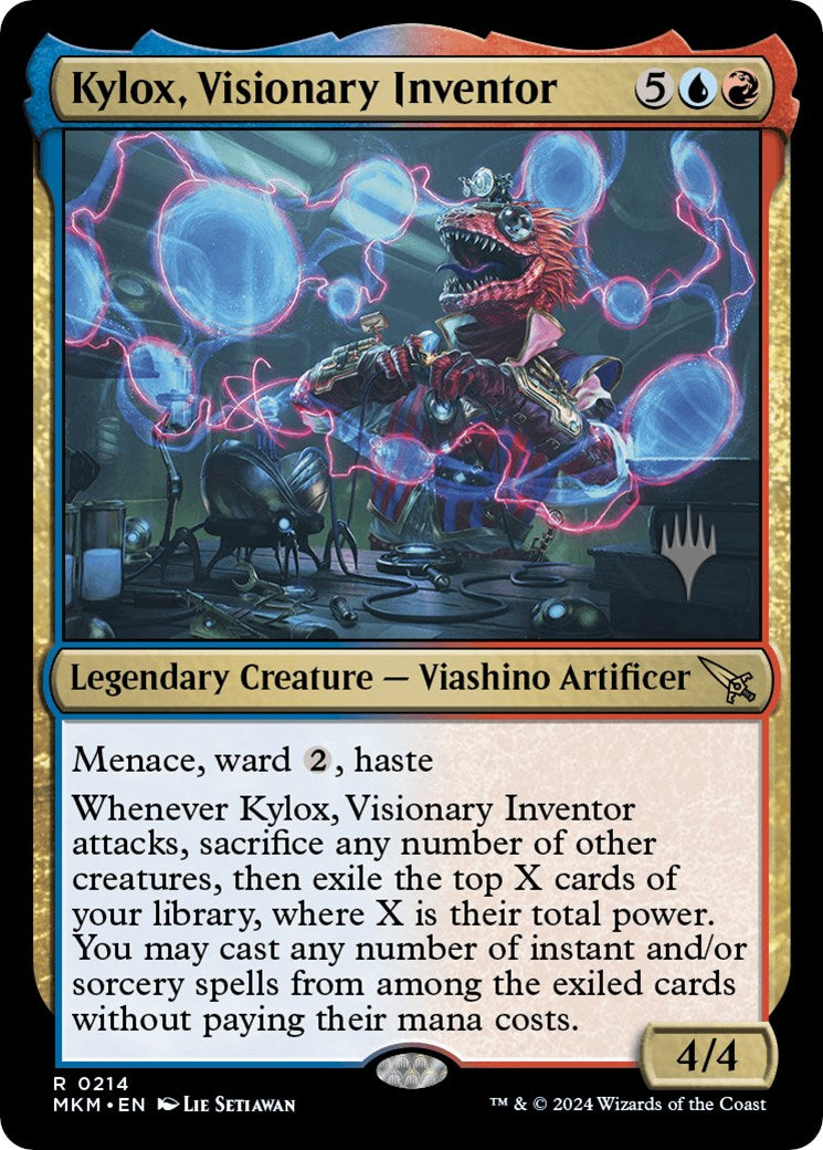 Kylox, Visionary Inventor (Promo Pack) [Murders at Karlov Manor Promos] | Yard's Games Ltd