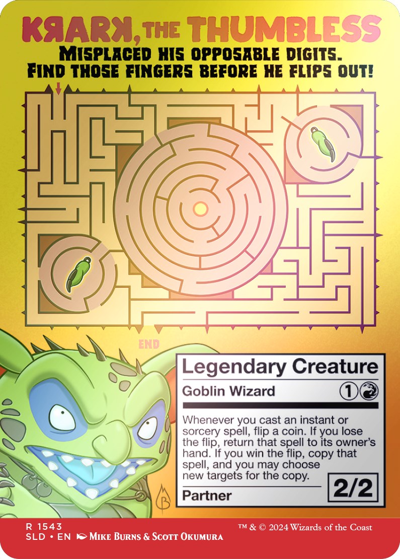 Krark, the Thumbless (Rainbow Foil) [Secret Lair Drop Series] | Yard's Games Ltd