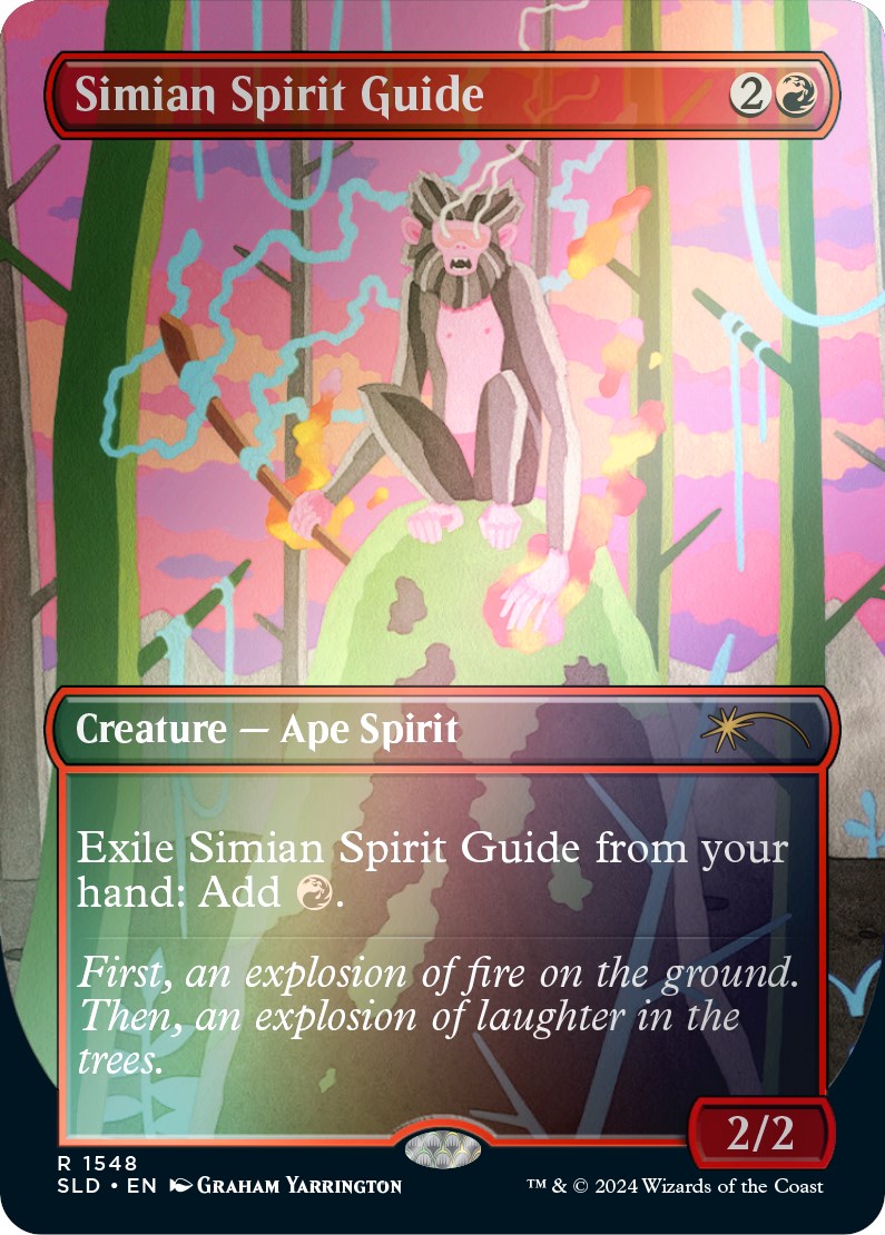 Simian Spirit Guide (Rainbow Foil) [Secret Lair Drop Series] | Yard's Games Ltd