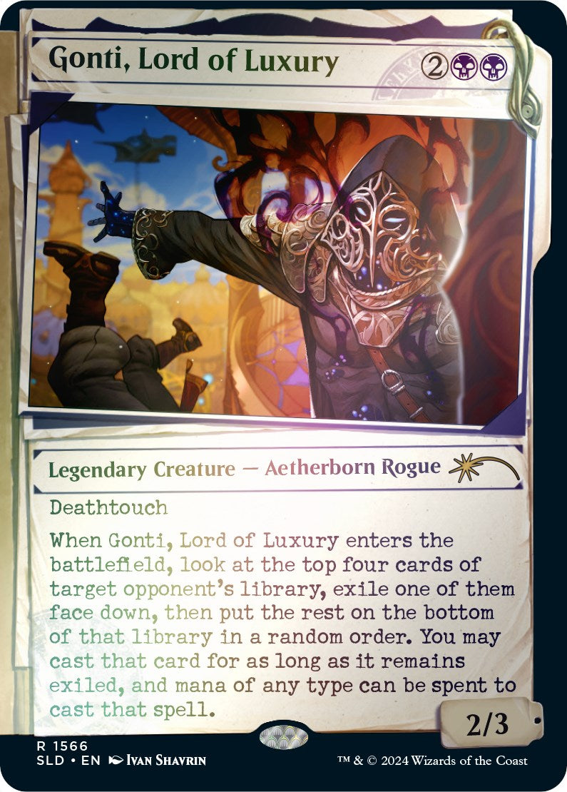 Gonti, Lord of Luxury (Rainbow Foil) [Secret Lair Drop Series] | Yard's Games Ltd