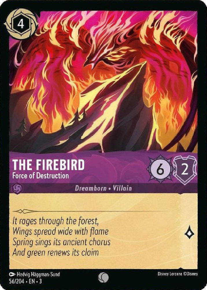 The Firebird - Force of Destruction (56/204) [Into the Inklands] | Yard's Games Ltd