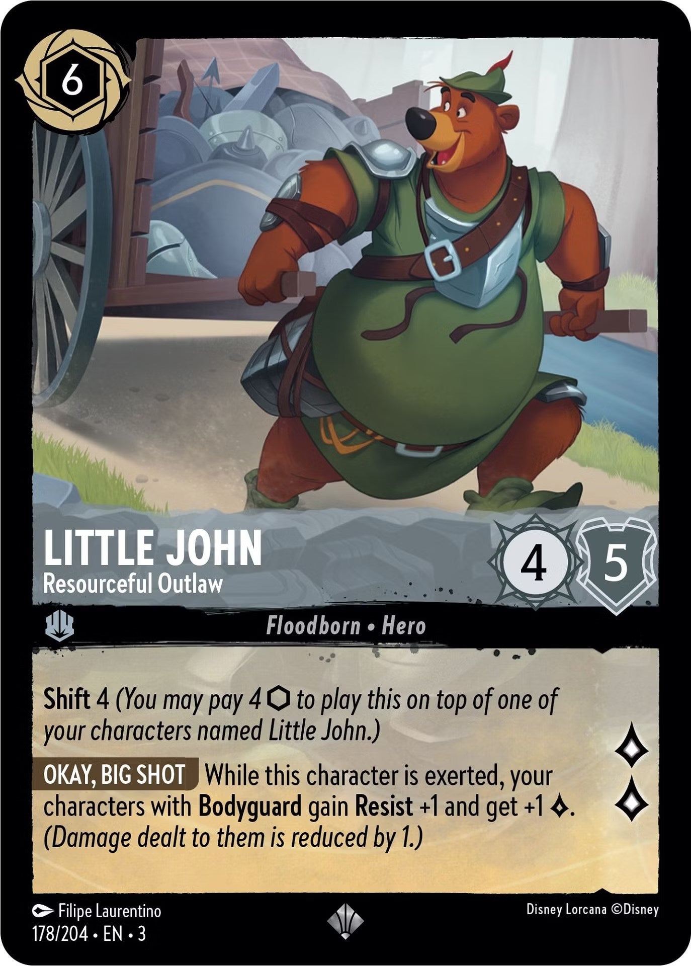 Little John - Resourceful Outlaw (178/204) [Into the Inklands] | Yard's Games Ltd