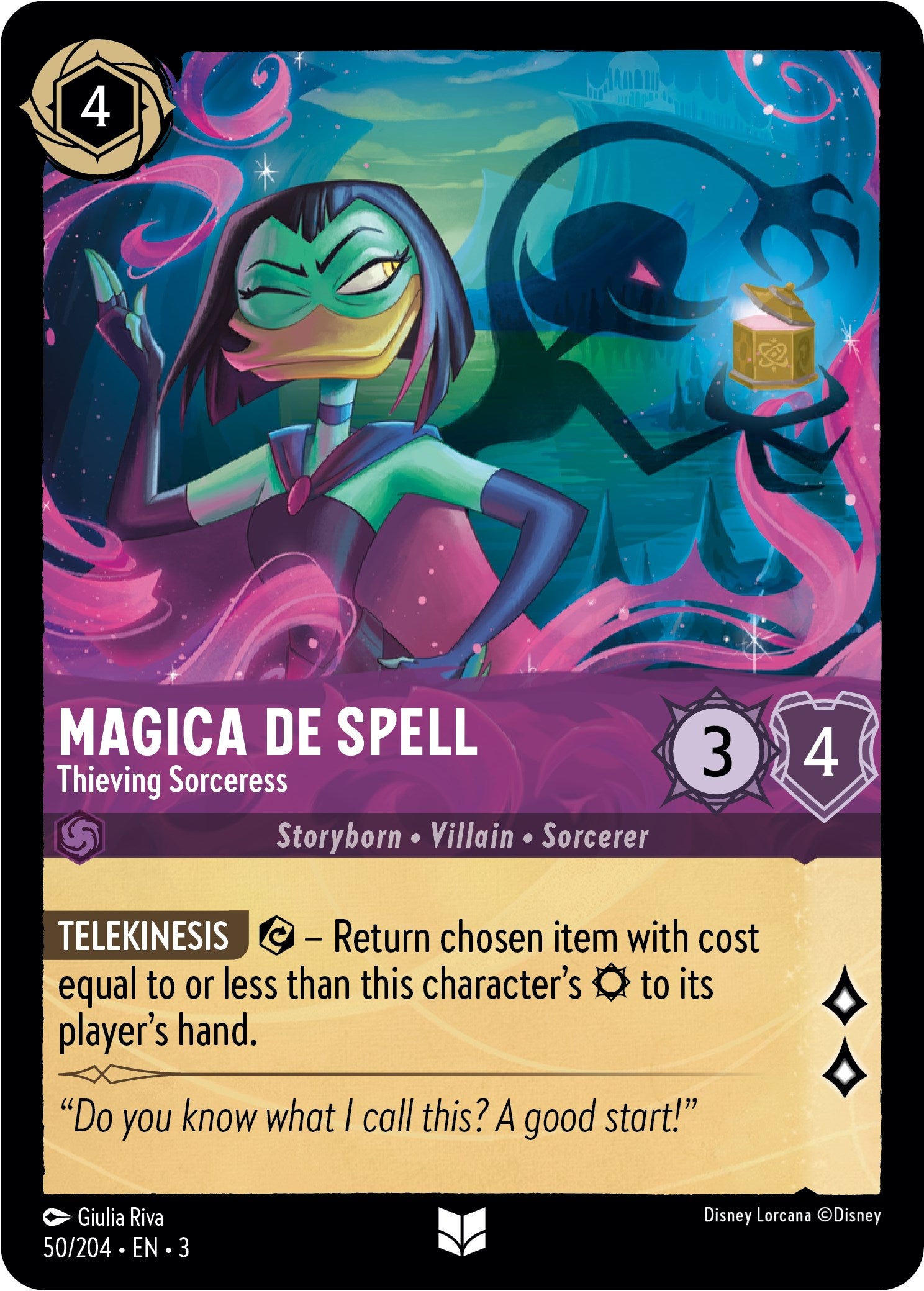 Magica De Spell - Thieving Sorceress (50/204) [Into the Inklands] | Yard's Games Ltd