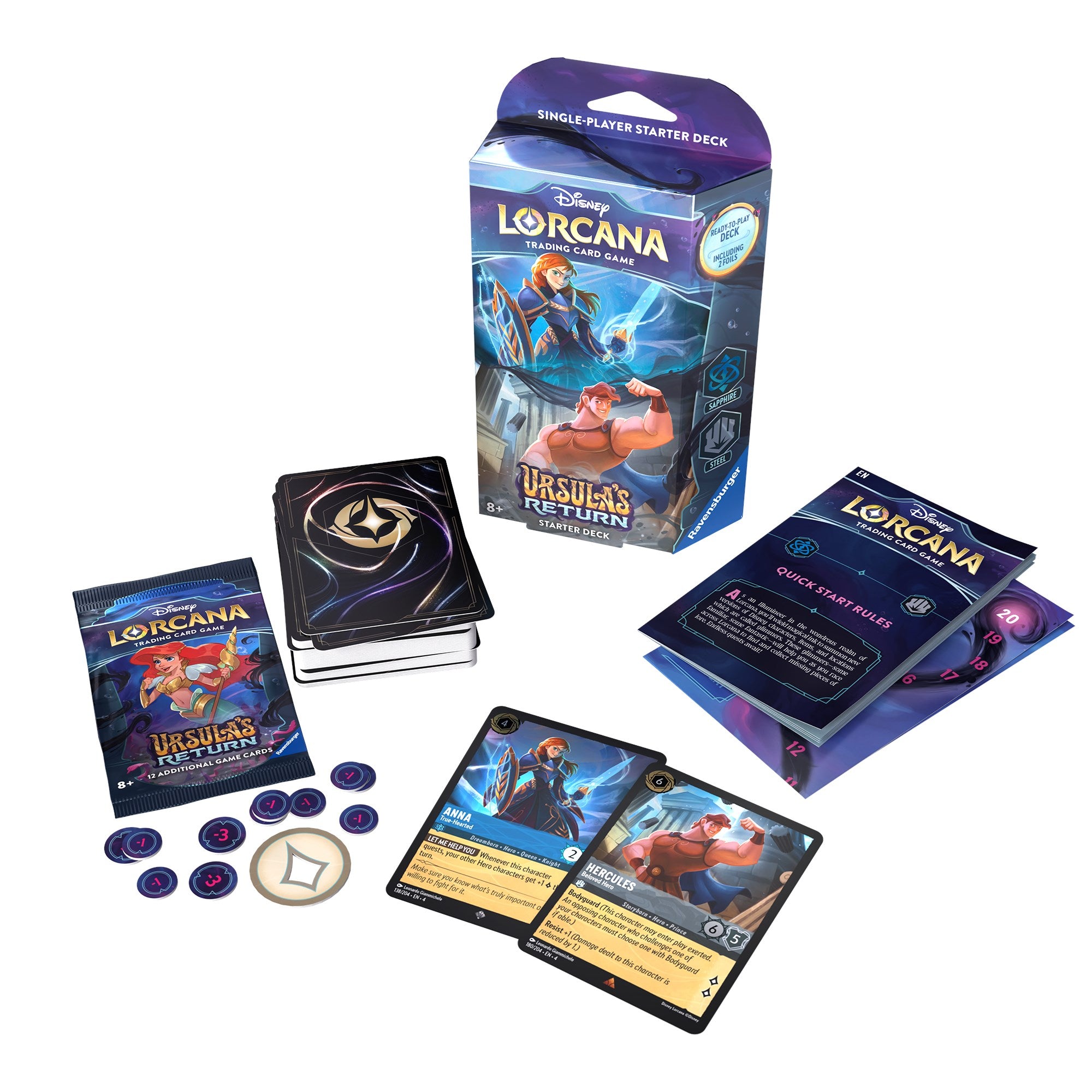 Ursula's Return - Starter Deck (Sapphire & Steel) | Yard's Games Ltd